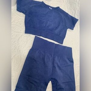 Set of 2 pieces of seamless yoga for women